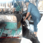 Process of rubber sheet