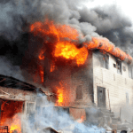 Fire loss through insurance
