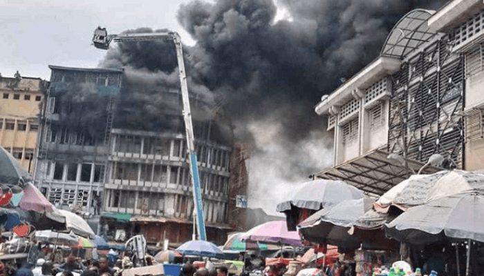 Balogun Market fire