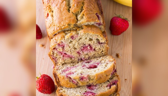 Strawberry Banana Bread