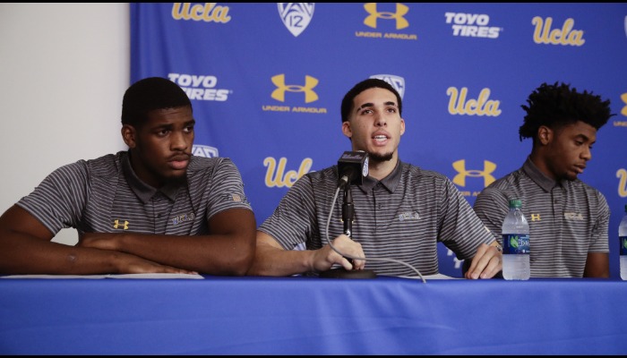 UCLA’s Steve Alford said the players, three of his biggest stars, will be suspended indefinitely from the Bruins.