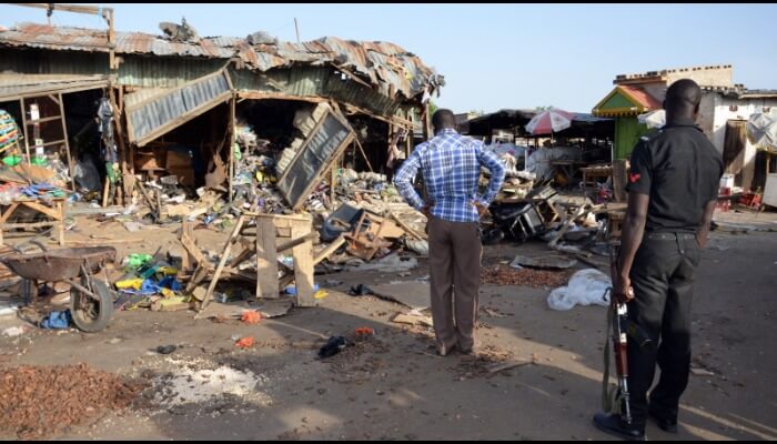 Suicide bombing at Biu, Borno