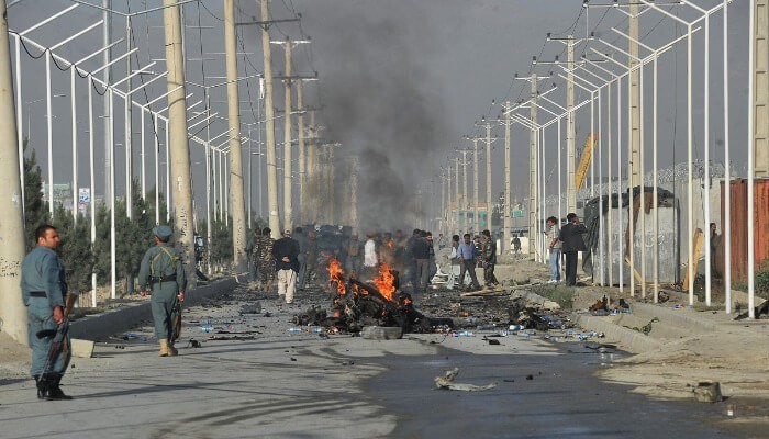 Suicide attack in Kabul 
