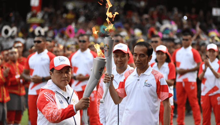 Asian Games at Jakarta in Indonesia