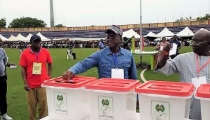 Voting in Ballot boxes