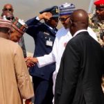 Buhari in Maiduguri