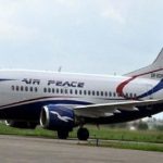 An air peace airplane