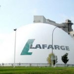 A Lafarge cement tank