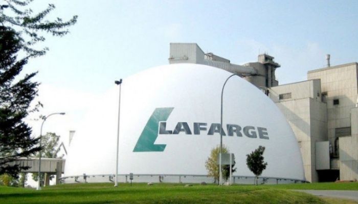 A Lafarge cement tank