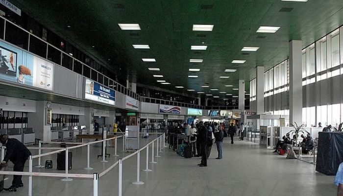An airport hall