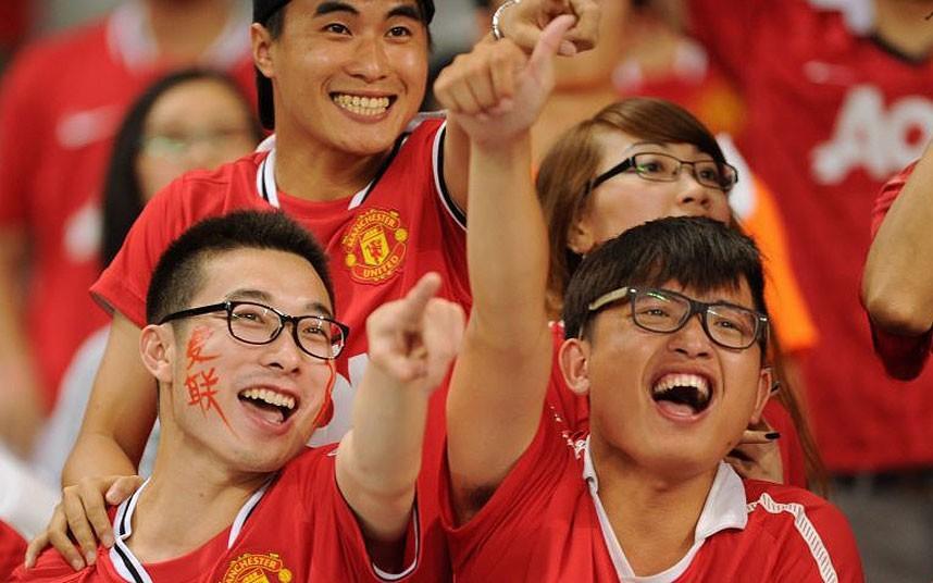 Manchester United fans in China