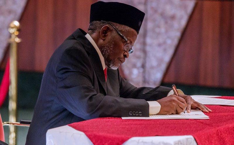 Acting CJN swears in 250 members of election petition tribunals without other judges