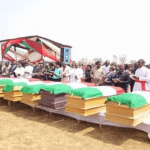Tearful farewell as Benue PDP buries 8 members