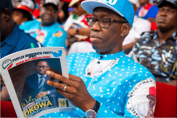 2019 elections: Okowa promises Deltans better days ahead