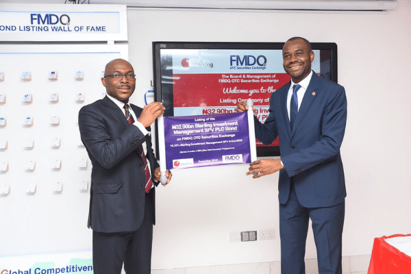 FMDQ kicks off 2019 with listing of Sterling Investment Management SPV Plc Bond
