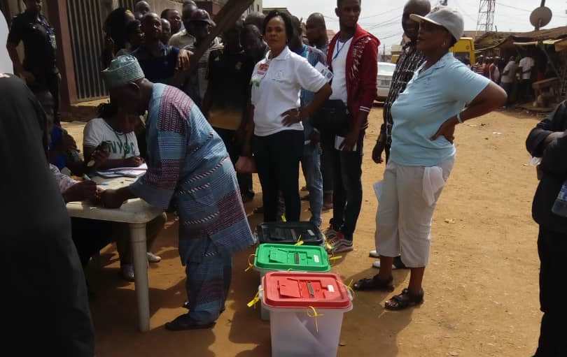 Low voter turnout, malfunctioning card readers mar process in Lagos suburb