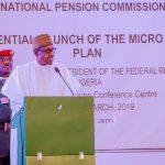 Buhari launches Micro Pension Plan to reach informal sector