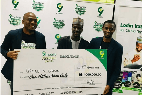 9mobile celebrates first winners of magic hour promo