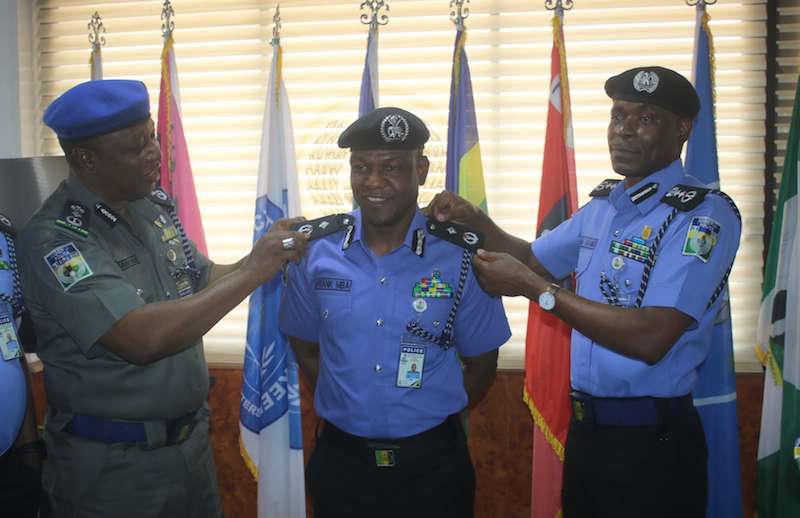 IGP decorates Frank Mba, others, charges them to be more dedicated