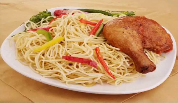 Golden Penny Jollof Noodles