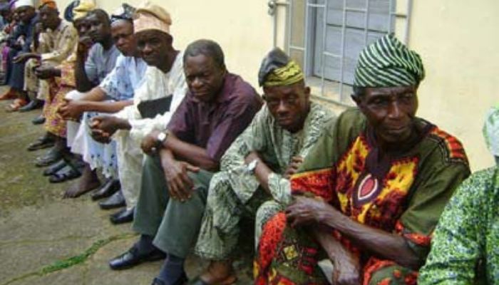 Pensioners in Abia