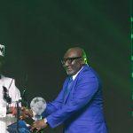 Aiteo's Benedict Peters celebrates Super Eagles Class of 94 at the Aiteo-NFF Awards