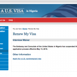 U.S embassy suspends ‘Drop Box’ Visa application process