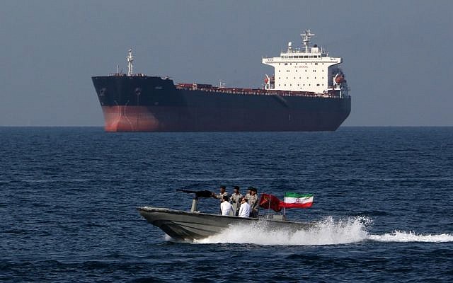 Iranian Revolutionary Guard seizes British oil tanker in the Gulf