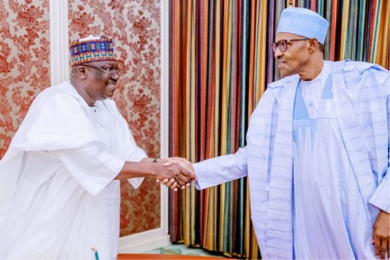 Buhari meets Lawan, Gbajabiamila