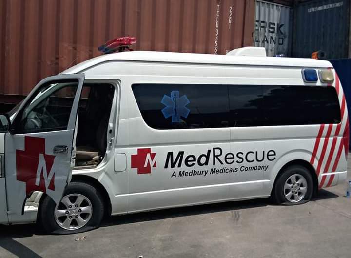 Medbury denies involvement in Tramadol smuggling, says ambulance hijacked