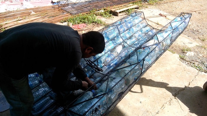 Slum Art Foundation starts construction of school using pet bottles