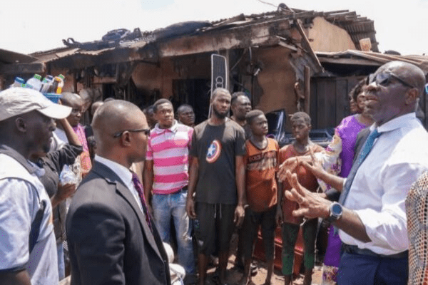 Benin Auto Spare Parts Market inferno: Obaseki assures of support to affected traders