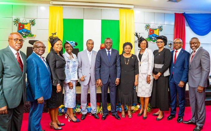 Lagos State Governor Sanwo-Olu inaugurates Cabinet