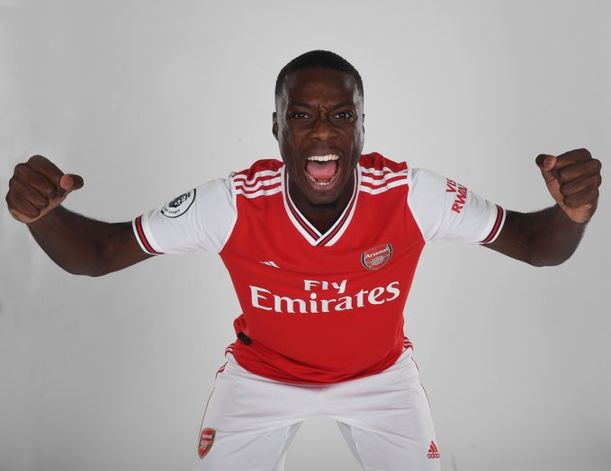 Lille winger Nicolas Pepe joins Arsenal for a record £72m fee