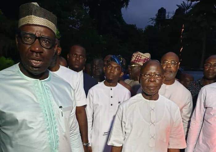 Obaseki is my brother, 'rift' created by people for their interest – Oshiomhole