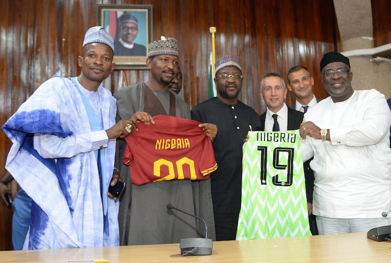 Sports minister, NFF resolve to take Nigerian football to new heights