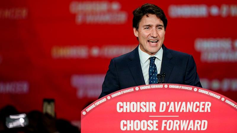 Justin Trudeau to lead minority Canadian government