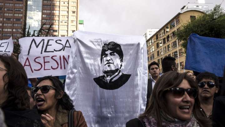 President Evo Morales accuses Bolivian opposition of plotting coup