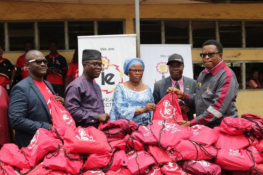 Ikeja Electric provides educational items to School