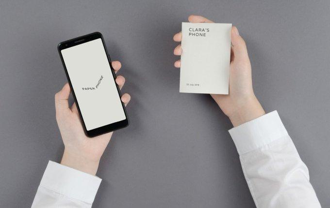 Google has a paper phone to help detox your internet addiction