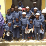 Diaspora non-profit, Step Forward, donates shoes to needy children in Abuja