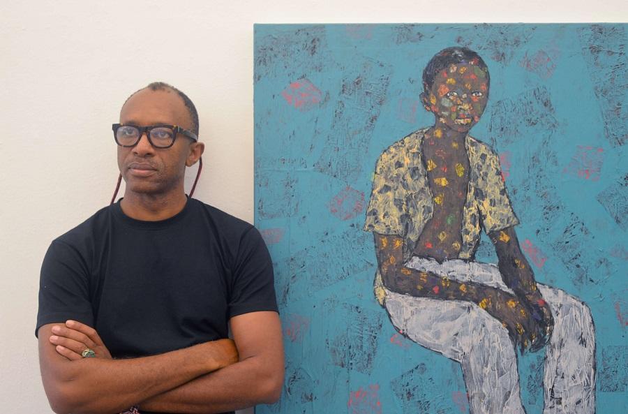 Udemba’s art celebrates new Temple Muse flagship store