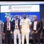 Alexander Isong, CEO, Alyx Limited; Anurag Agarwal ,CEO , New Leaf Dynamic Technologies Limited, India; Tony Tiyou, CEO, Renewables in Africa Limited; Umeh representative, Asiko Power Limited; Joseph Uwaifo Ajayi, lecturer -dept of Mechanical Engineering, Federal university of Petroleum Resources, Effurun,Warri,Nigeria and Magnus Oshiogwe, MD, Trinitair AgroAviation Enterprises,Benin city,Nigeria during the 2nd West Africa Cold Chain Summit and Exhibition in Lagos recently.