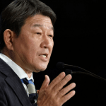 Japan’s foreign minister sees progress on end to US car tariffs
