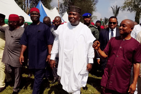 Ugwuanyi inaugurates projects in Enugu, promises peace in state