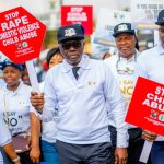 Sanwo-Olu leads walk against domestic violence