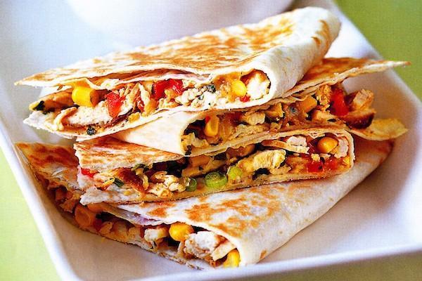 suya quesadillas