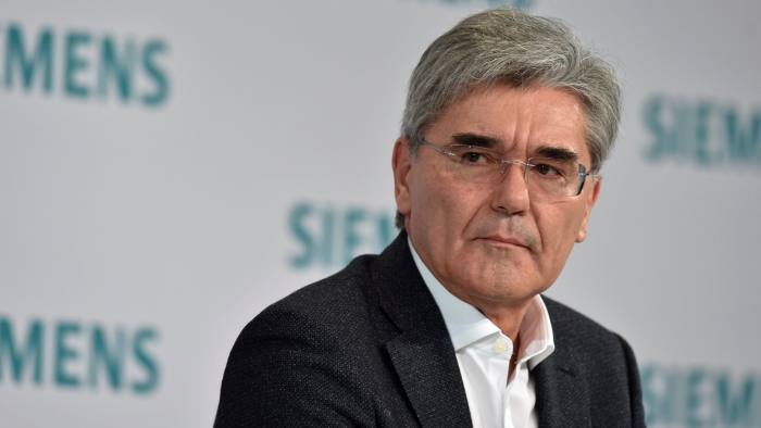 Fighting back: Siemens boss slams EU and restless investors