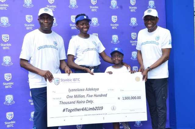 Stanbic IBTC provides support for limbless children