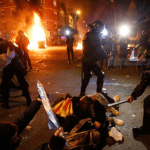 El Clasico: Over 40 people injured as police clash with protesters outside Camp Nou